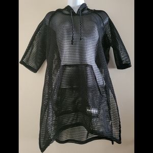 Dimepiece Mesh Hooded Poncho